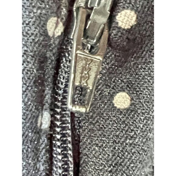 Lauren Ralph Lauren Women's Navy & White Polka Dot Straight Leg Trousers Size 16 - Picture 6 of 10